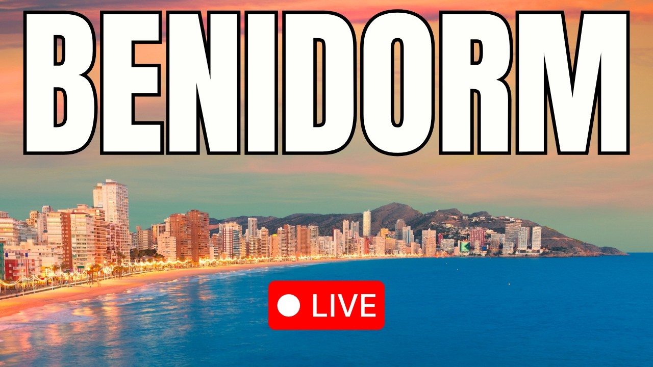 🔴 Benidorm LIVE - Benidorm Strip & Old Town TOUR 8pm February