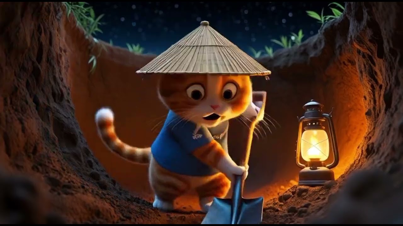 🐱💧 Ginger Cat Prompt Details – Cinematic 3D Animation Story