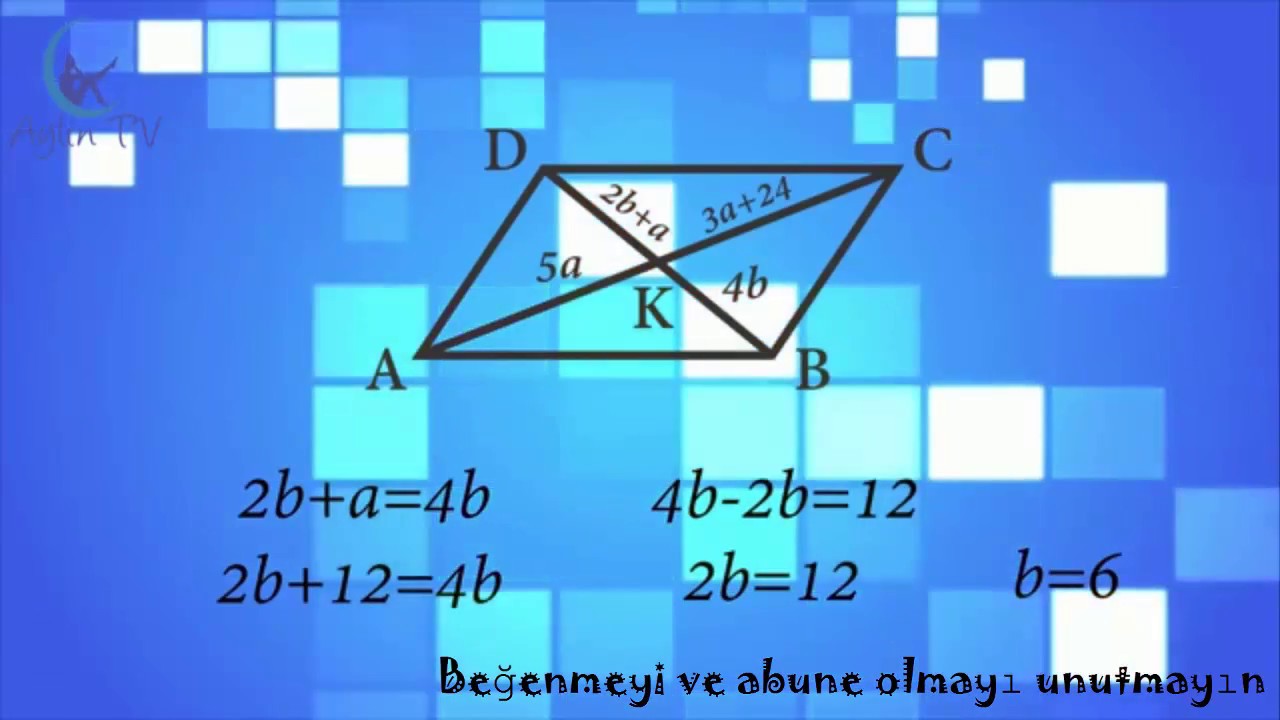 Paraleloqram ve onun xasseleri /Riyaziyyat dersi