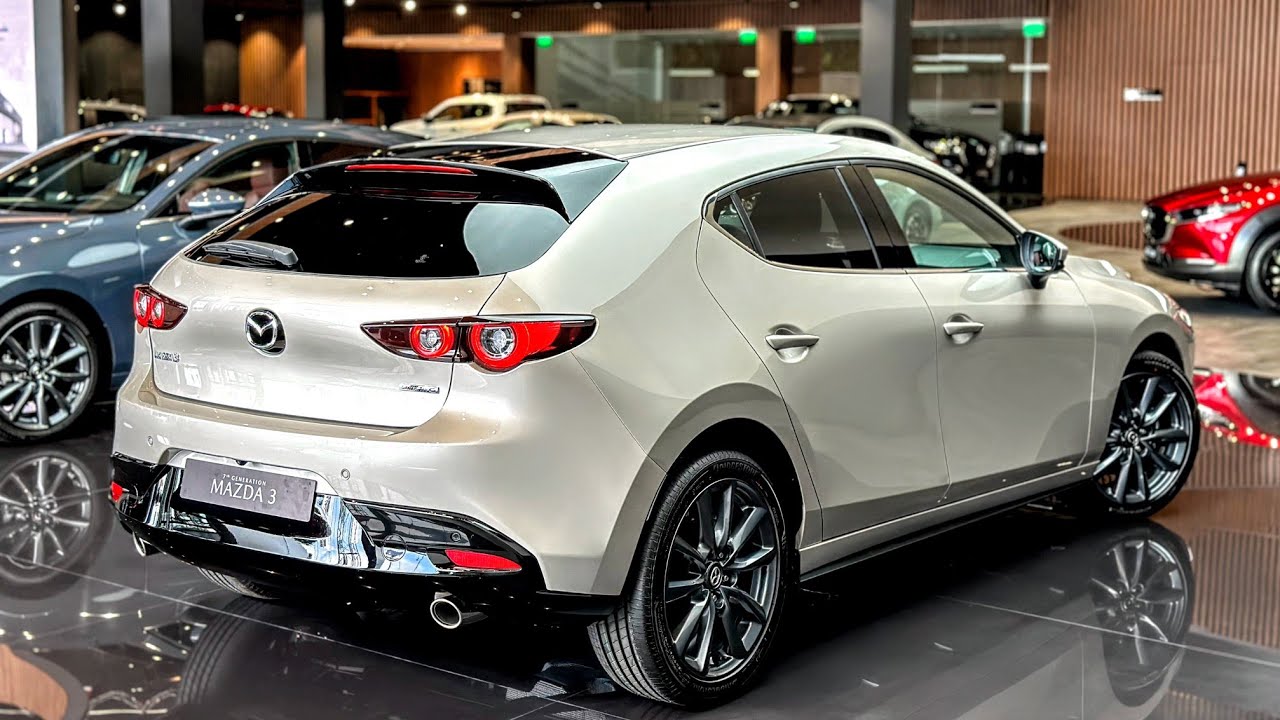 2024 Mazda 3 Hatchback - Platinum Quartz color | In-Depth Walk-around