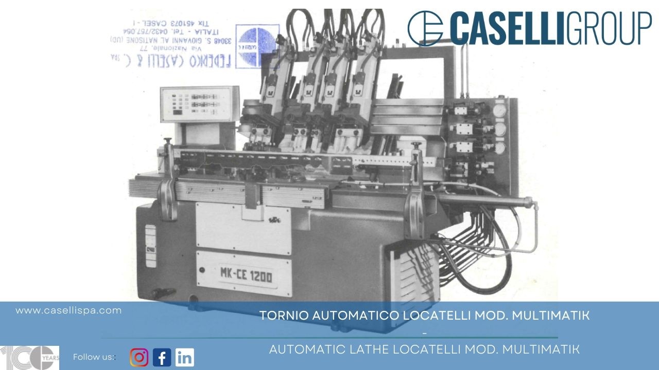 CASELLI - Tornio automatico Locatelli MULTIMATIK