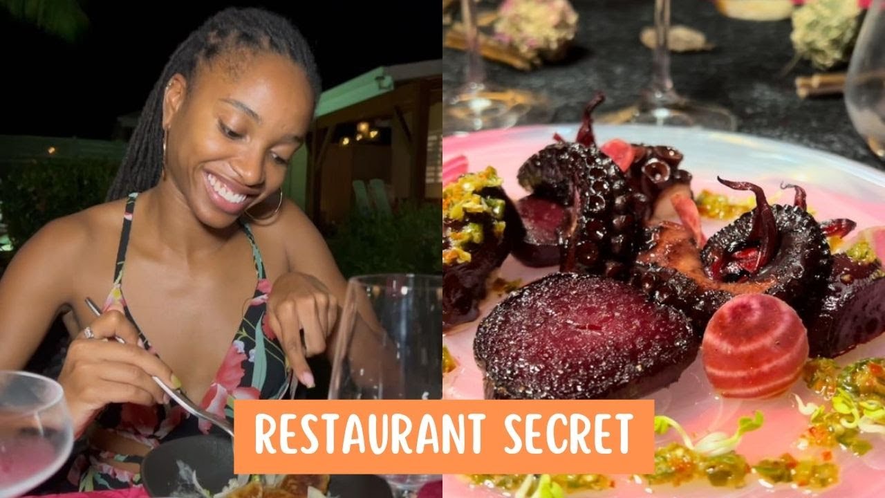 GUADELOUPE VLOG 43 : UN RESTAURANT GASTRONOMIQUE CACHÉ DANS UN JARDIN SECRET EN GUADELOUPE !