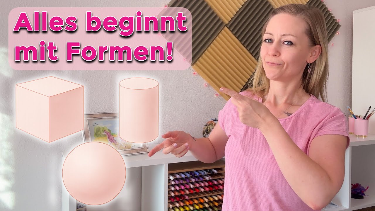 Zeichnen lernen ab Tag 1 | So machst du aus einfachen Formen tolle Motive