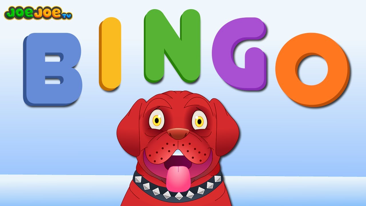 BINGO Dog Song With Lyrics | Nursery Rhymes For Children, Kids and Toddler | JoeJoe TV