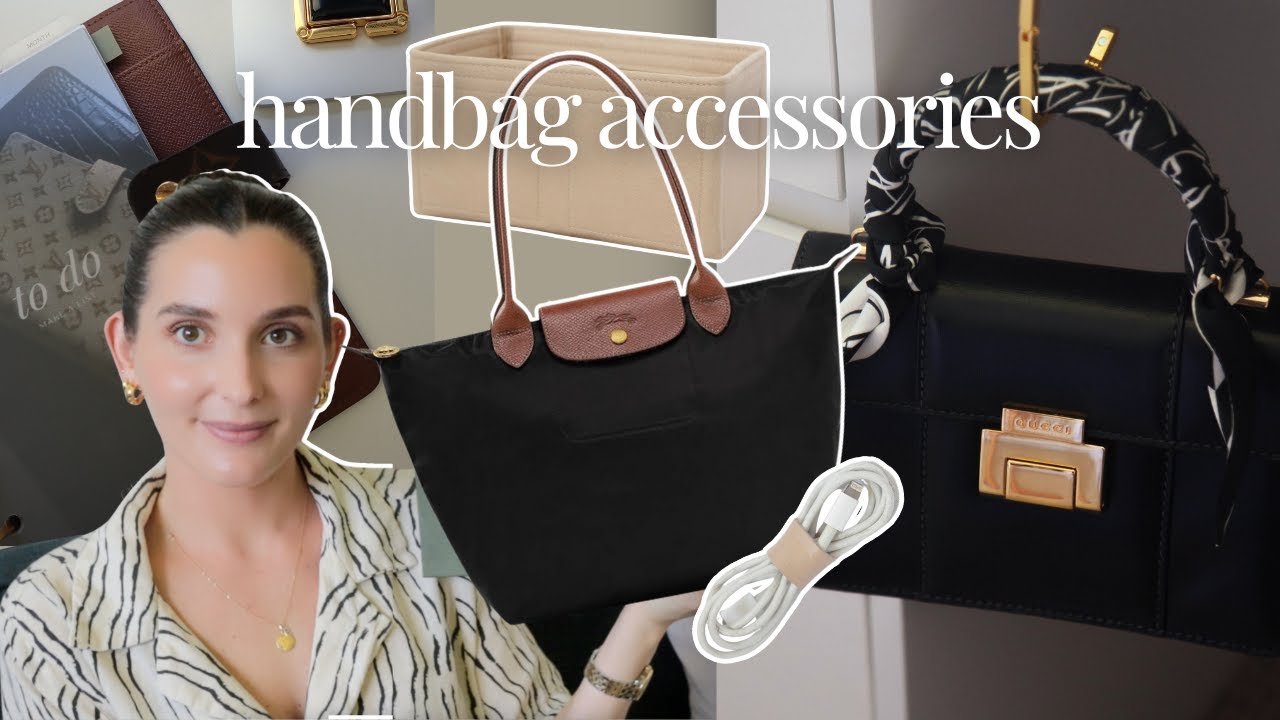 TOP 10 HANDBAG ACCESSORIES 👜 Easy ways to keep your handbag functional & organised 🤍