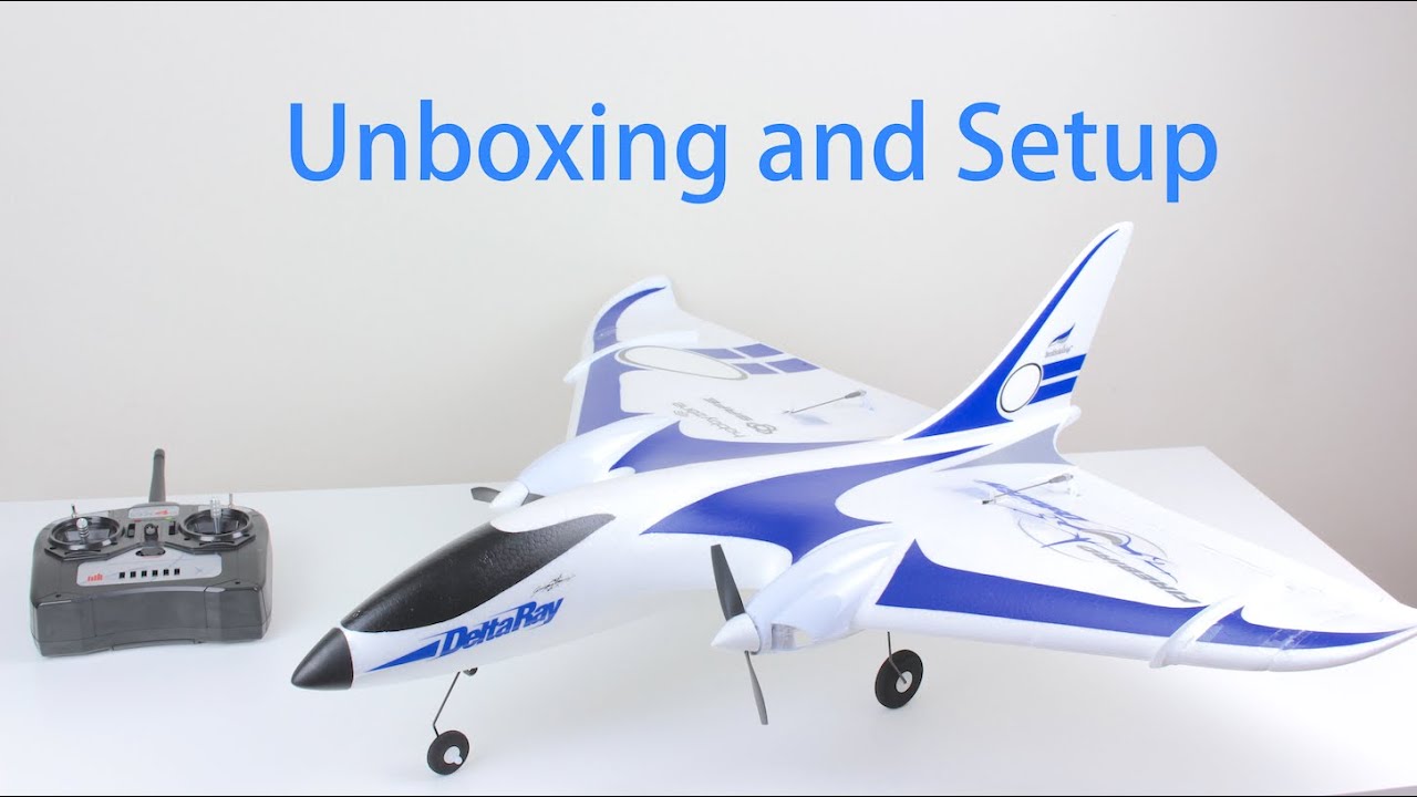 Hobbyzone Delta Ray RTF Unboxing and Initial Setup