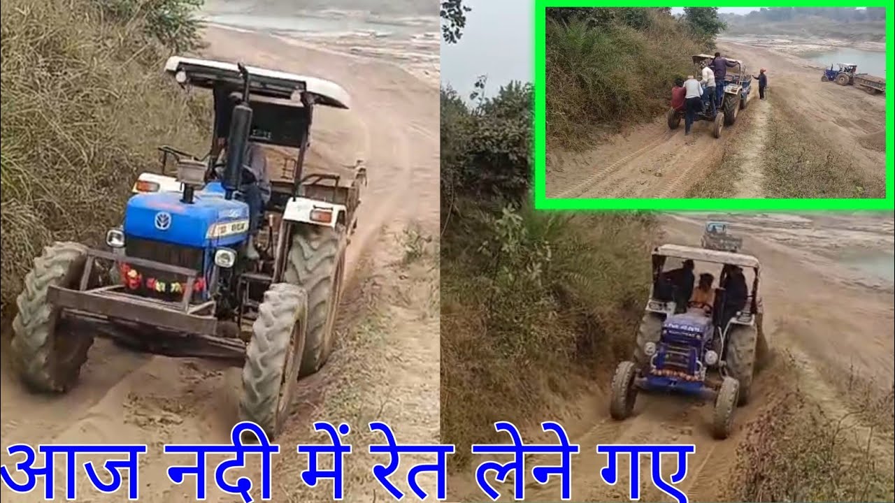 आज तो तीनों ट्रैक्टर के बीच   competiton देखने को मिल गया ////#trending #automobile #farming 