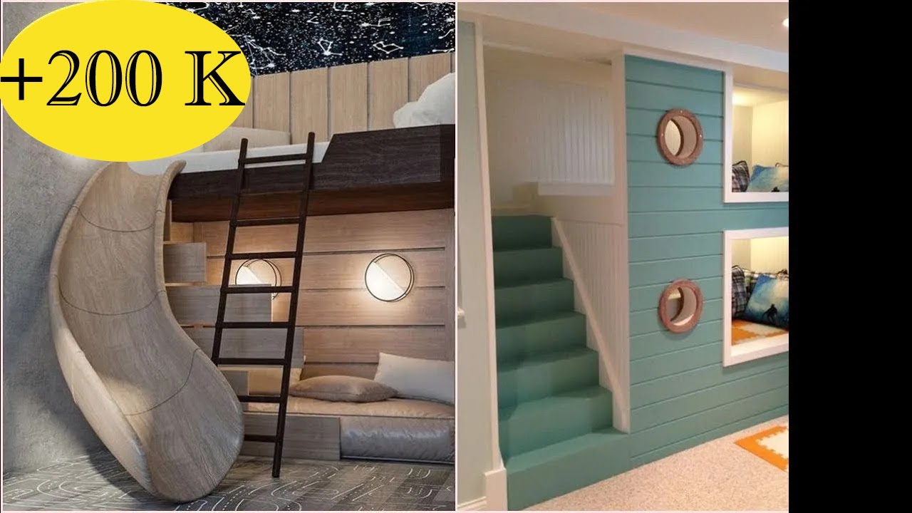 50+ Cool and Modern Bunk Bed Design Ideas II Kids & Bedroom II Space saving furniture 2020 II I.A.S