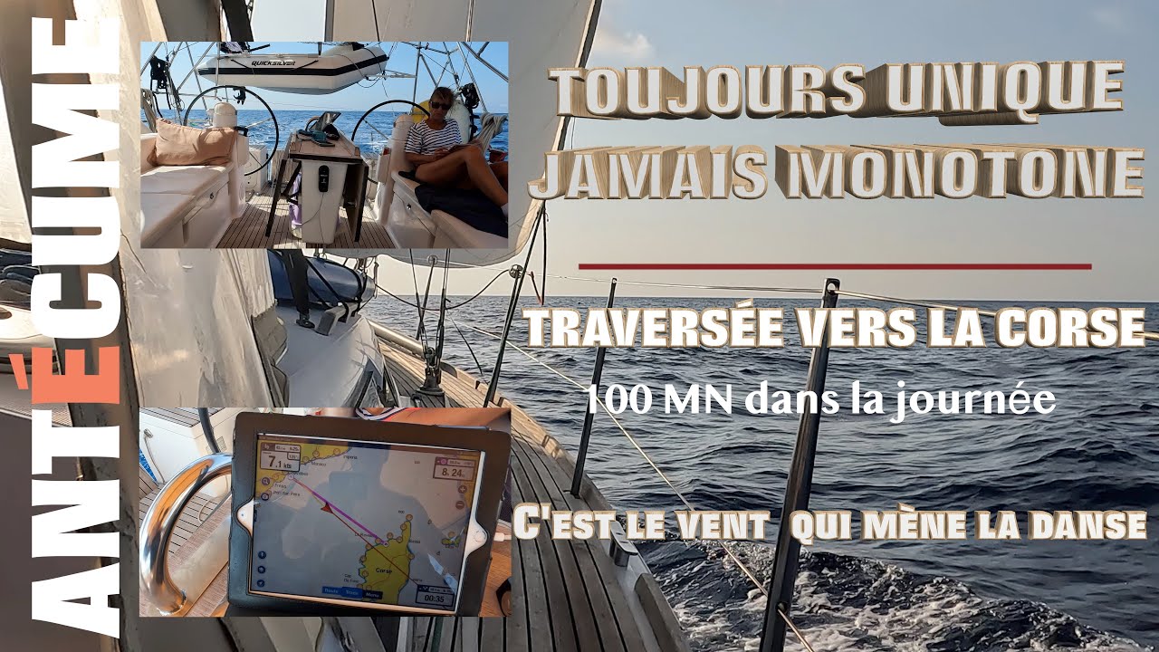 ⛵️Chaque traversée vers la Corse, est unique
