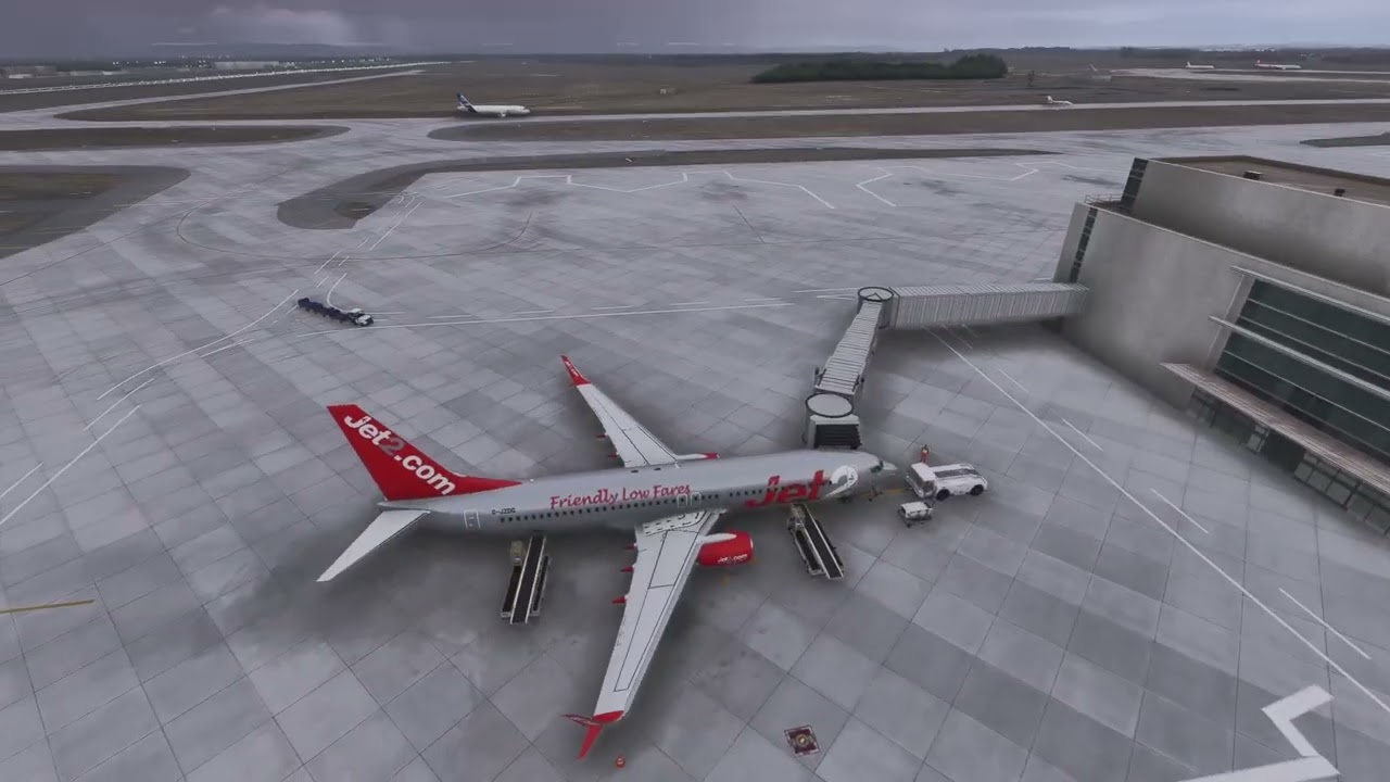 Msfs2024, Budapest to Leeds | Jet2 737-800 | Say intentions AI PMDG