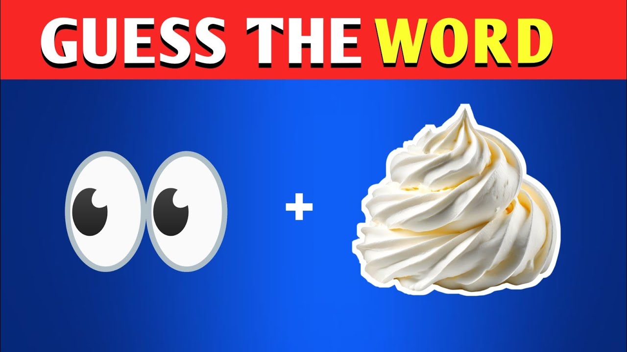 Can You Guess the WORD By EMOJI emoji quiz 