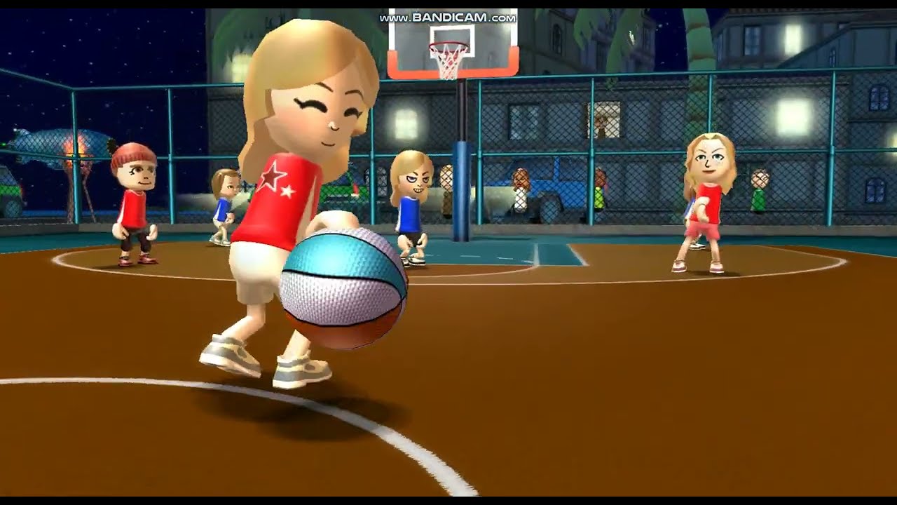Wii Sports Resort - Basketball Dark Daisy vs. Pure Soul 