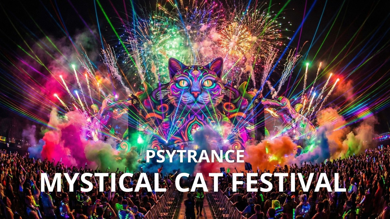 Progressive Psytrance Mix 2026 👽 AI Psychedelic Graphic Visuals | Música Electrónica