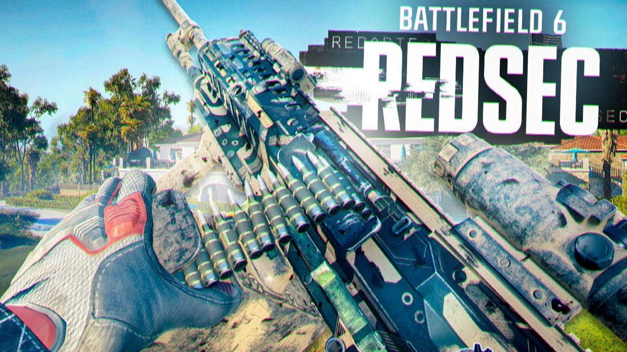 CUIDADO con la M250 en BATTLEFIELD 6 REDSEC es UNA BESTIA