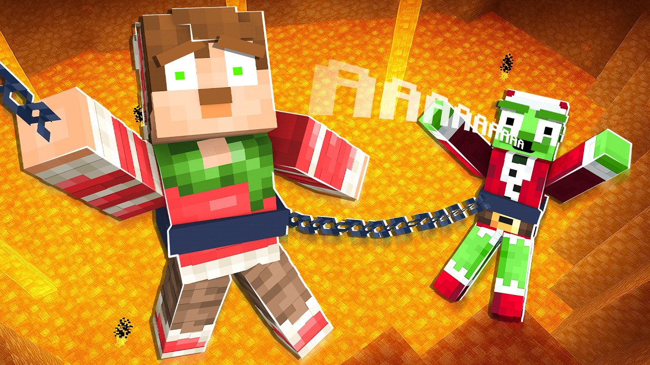 ARKADAŞLARIMI ZİNCİRE BAĞLAYIP TROLLEDİM - KışKışCraft - Minecraft
