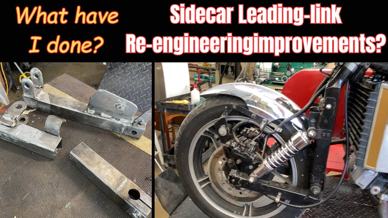 Motorcycle suspension leading-link re-engineering & improvements part 1