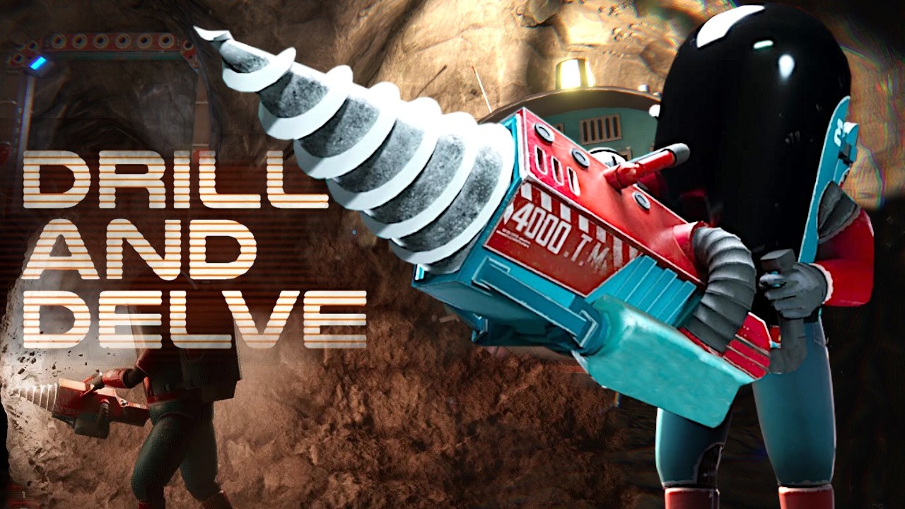 GRABE in diesem SCIFI SURVIVAL GAME um dein LEBEN denn da unten hört dich niemand! | DRILL AND DELVE