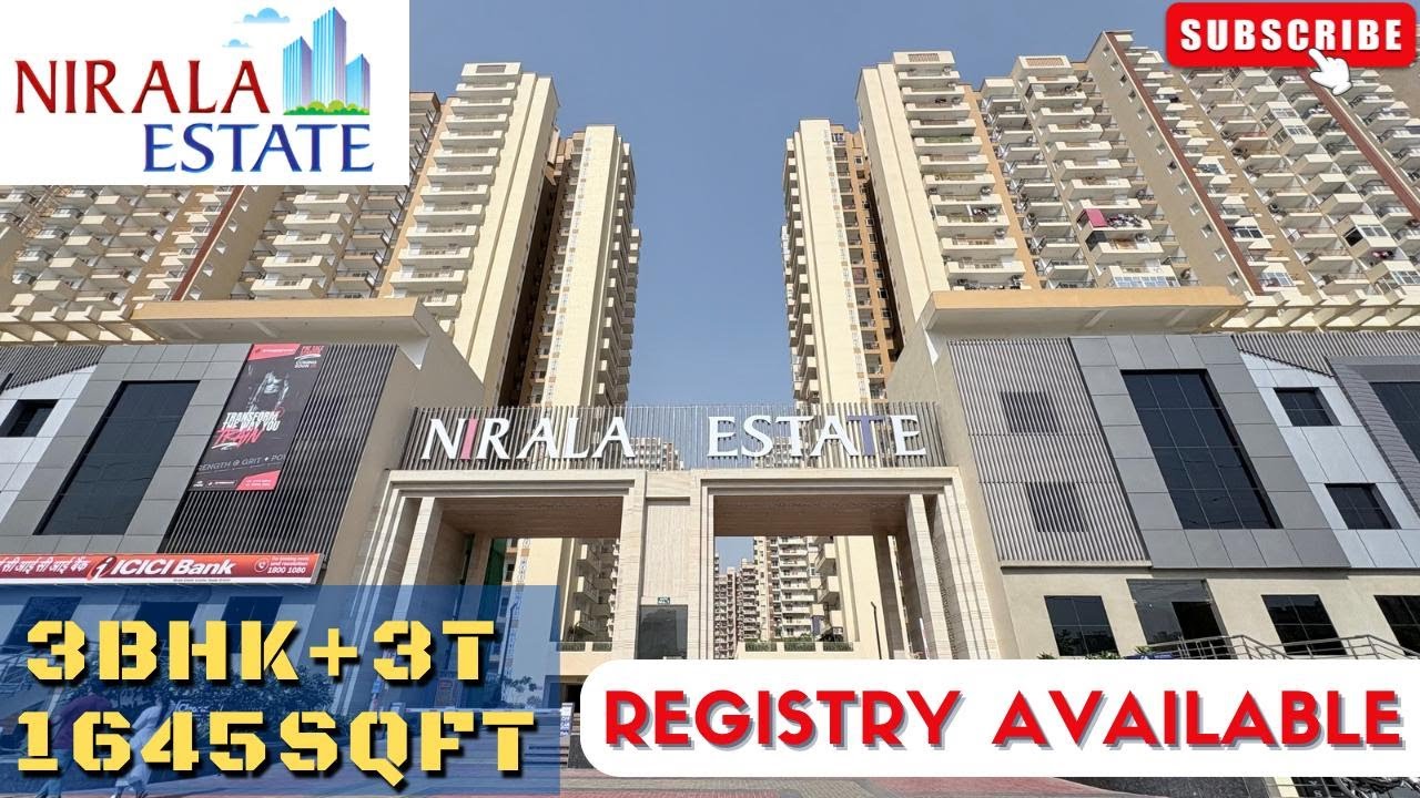 3Bhk+3Toilet Nirala Estate Luxury Society Luxury Amenities With Prime Location In Noida Extension