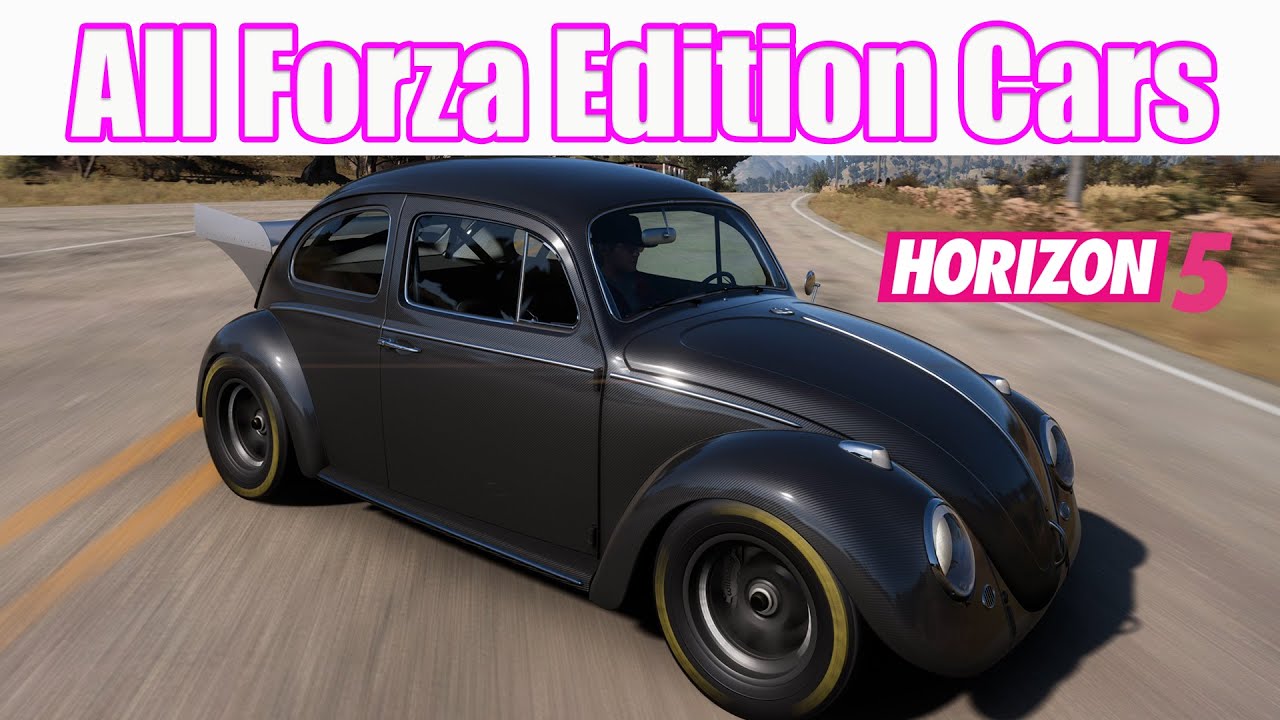 Forza Horizon 5 All Forza Edition Cars