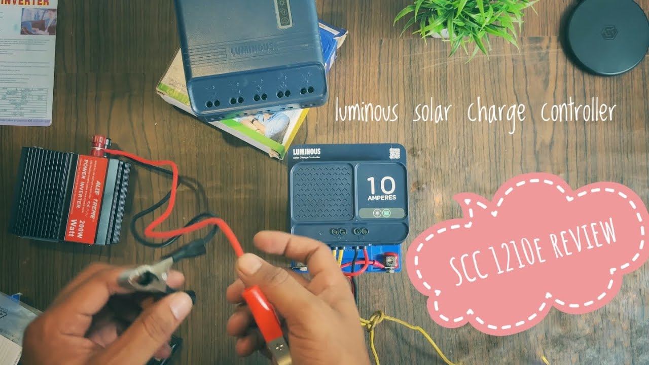 Luminous solar change controller 1210e review #luminous #review
