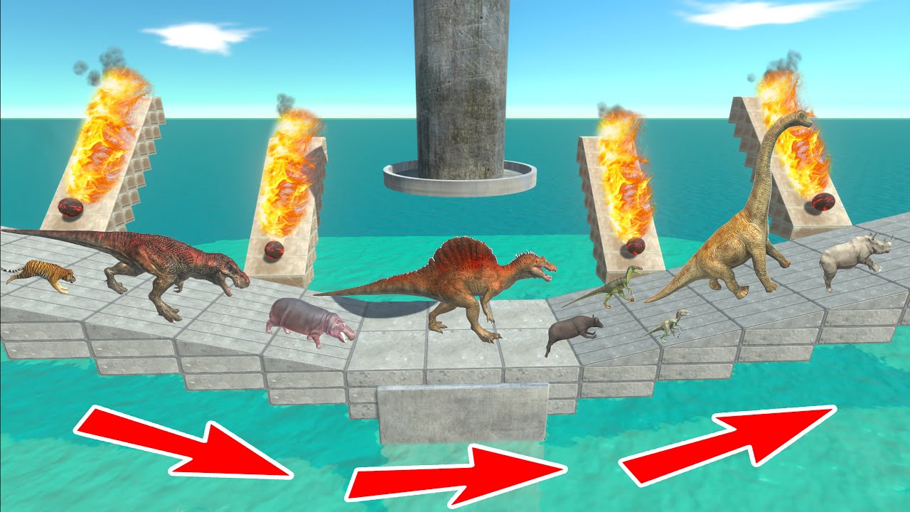 Only the Fastest Can Survive Fireballs and the Hydraulic Crusher!