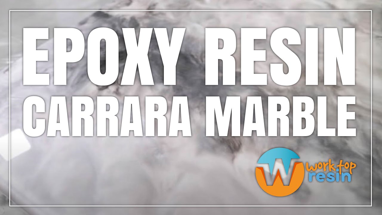 How to make Carrara Marble with Epoxy Resin