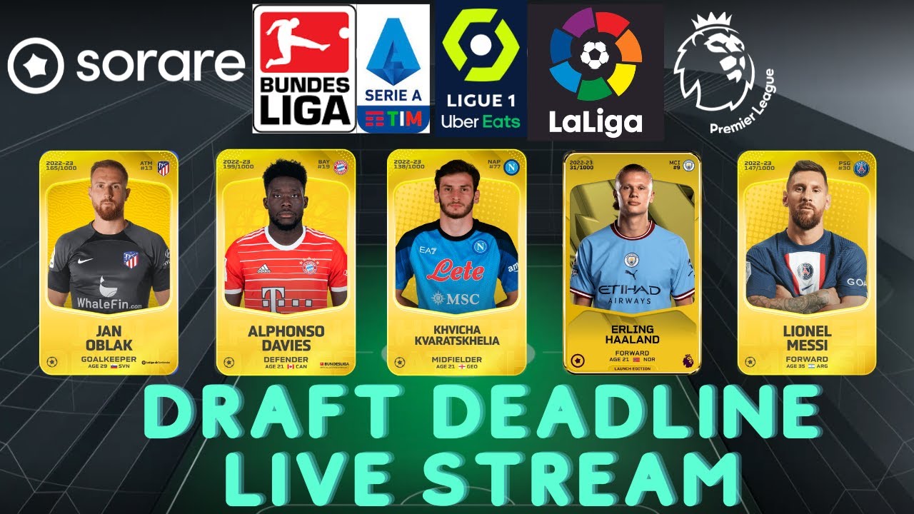 Sorare Free Card Giveaweay | Game Week 347 Deadline LIVE