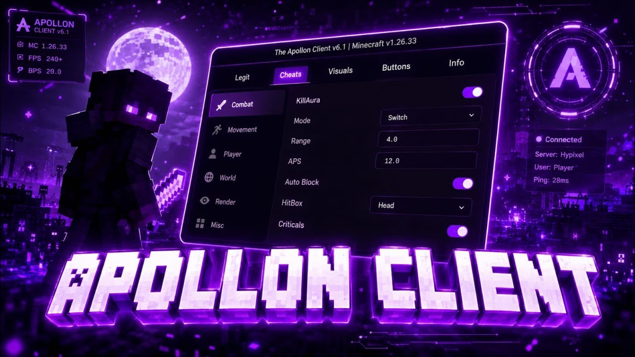 🤯 Apollon Client For MCPE 🔥 (Latest Version) | Best Toolbox Alternative 💎 | v26.33
