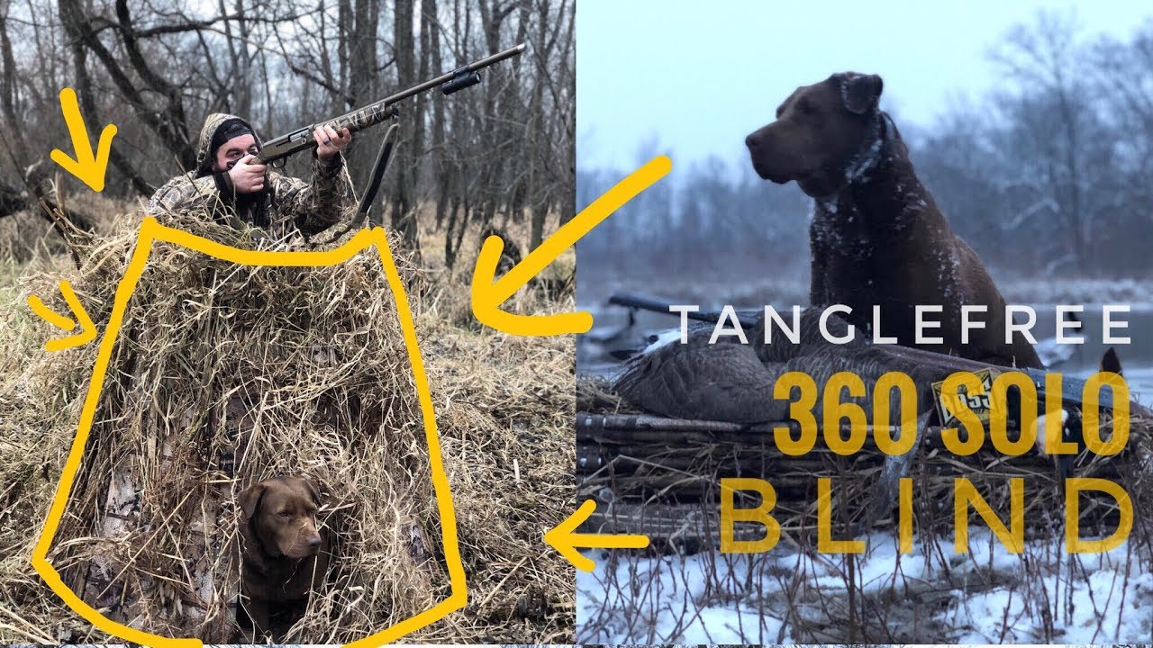 Tanglefree 360 Solo Blind Review! A-Frame Blind for 1 person!?