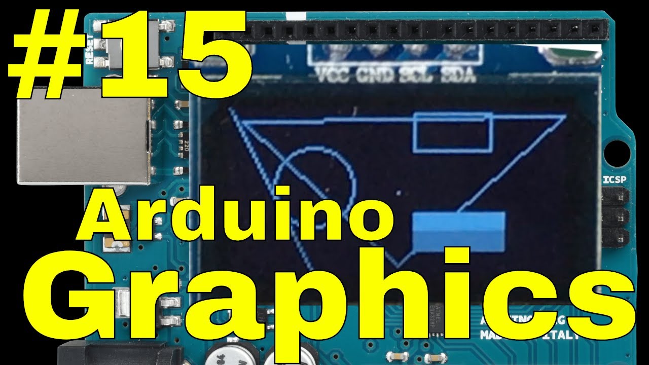 How to draw graphics on the Arduino - OLED and LCD displays using adafruit GFX