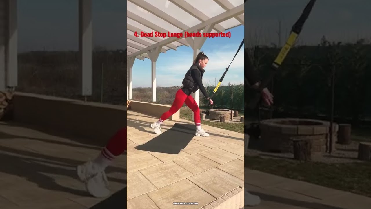 5 Knee Friendly TRX Leg Exercises - Strong Knees with Suspension Training