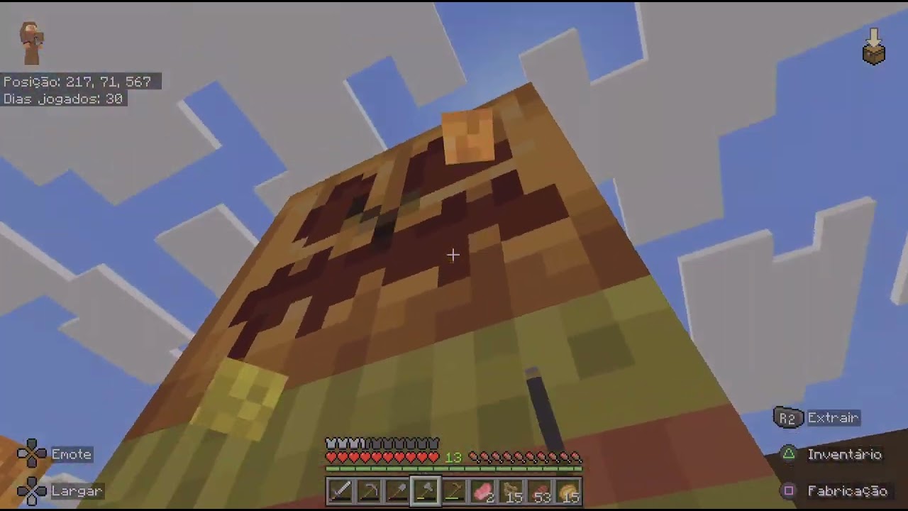 Minha rotina no Minecraft