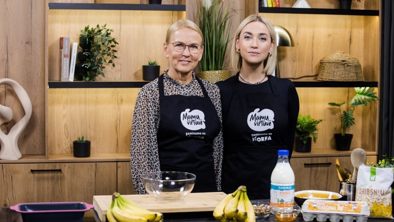 Mamų virtuvė. Eglės Melinauskienės bananų duona