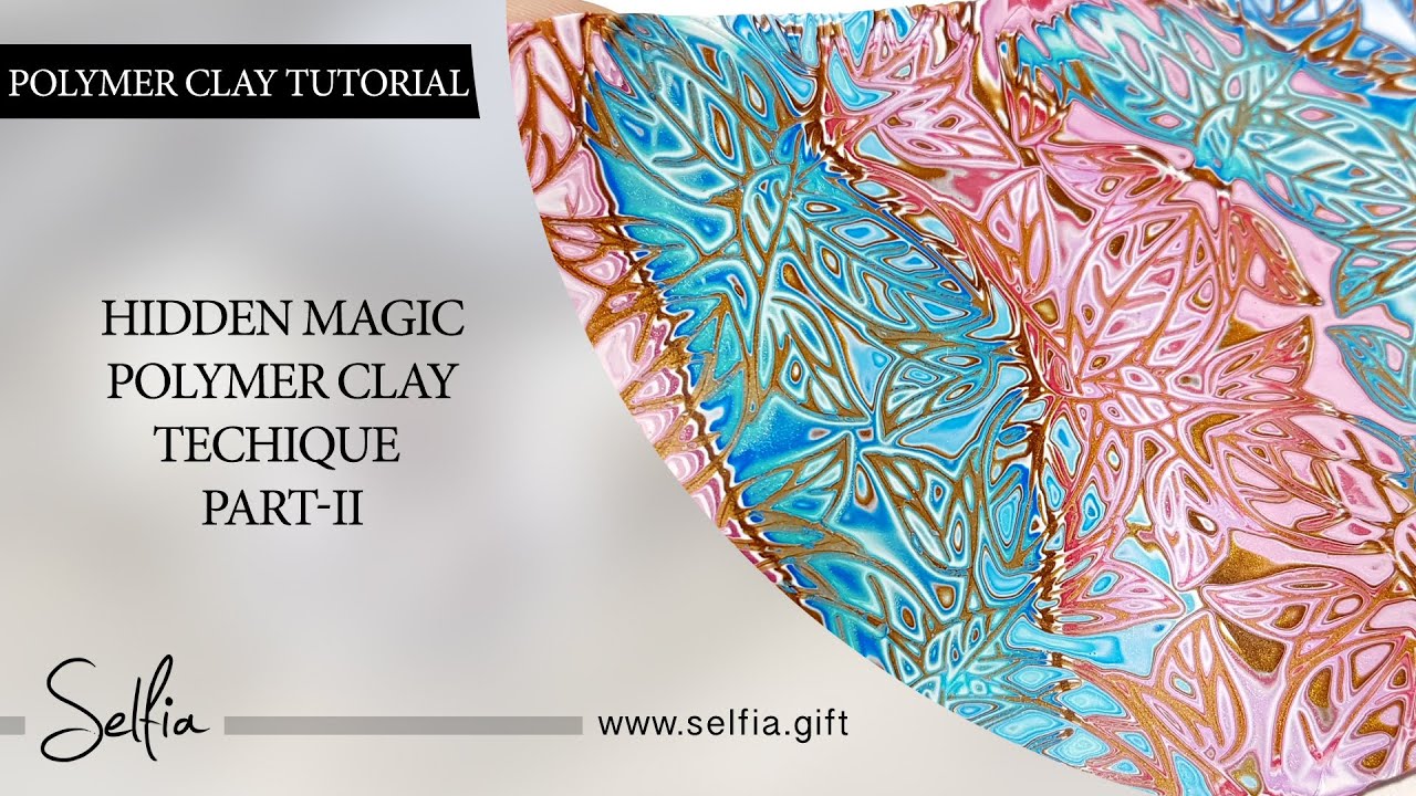 Polymer Clay Technique | Beautiful Hidden Magic. FREE Video. How to make | Polymer clay tutorial