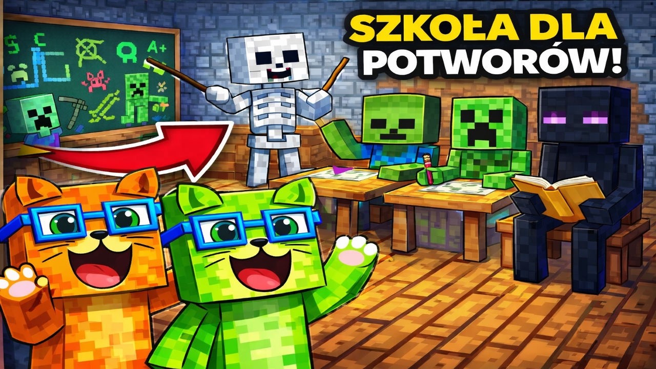 SZKOŁA dla POTWORÓW w Minecraft!