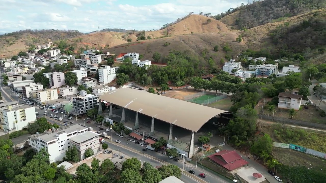 Vista aérea da Cidade de Castelo, ES