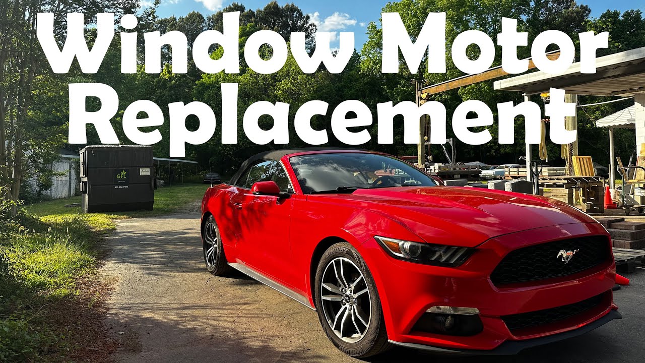 2015-2021 Ford Mustang S550 DIY Window Motor Replacement