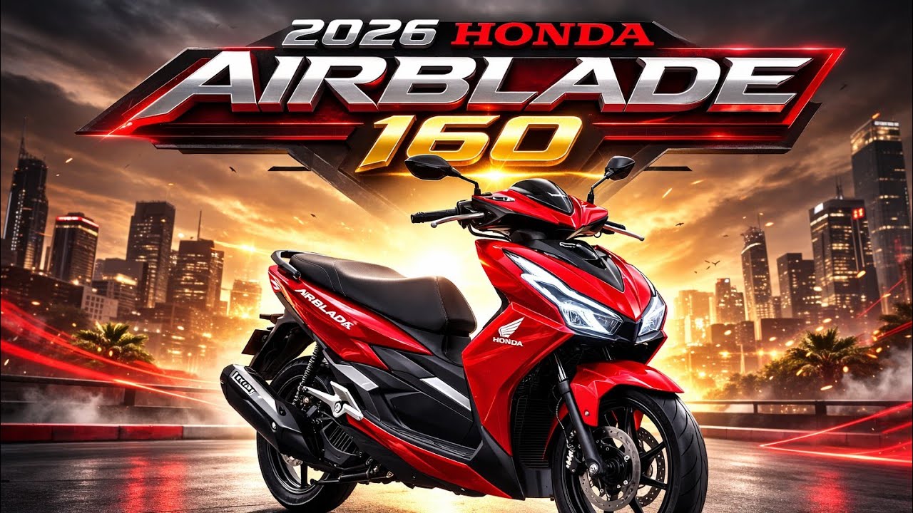 2026 Honda Airblade 160 – The Ultimate Street Beast | Power, Speed, Style & Total Urban Domination!