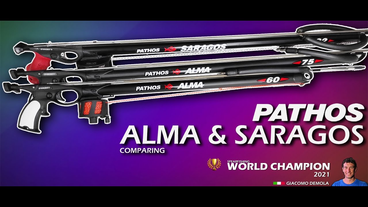 ARBALETE SPEARGUN PATHOS ALMA E SARAGOS: COMPARING