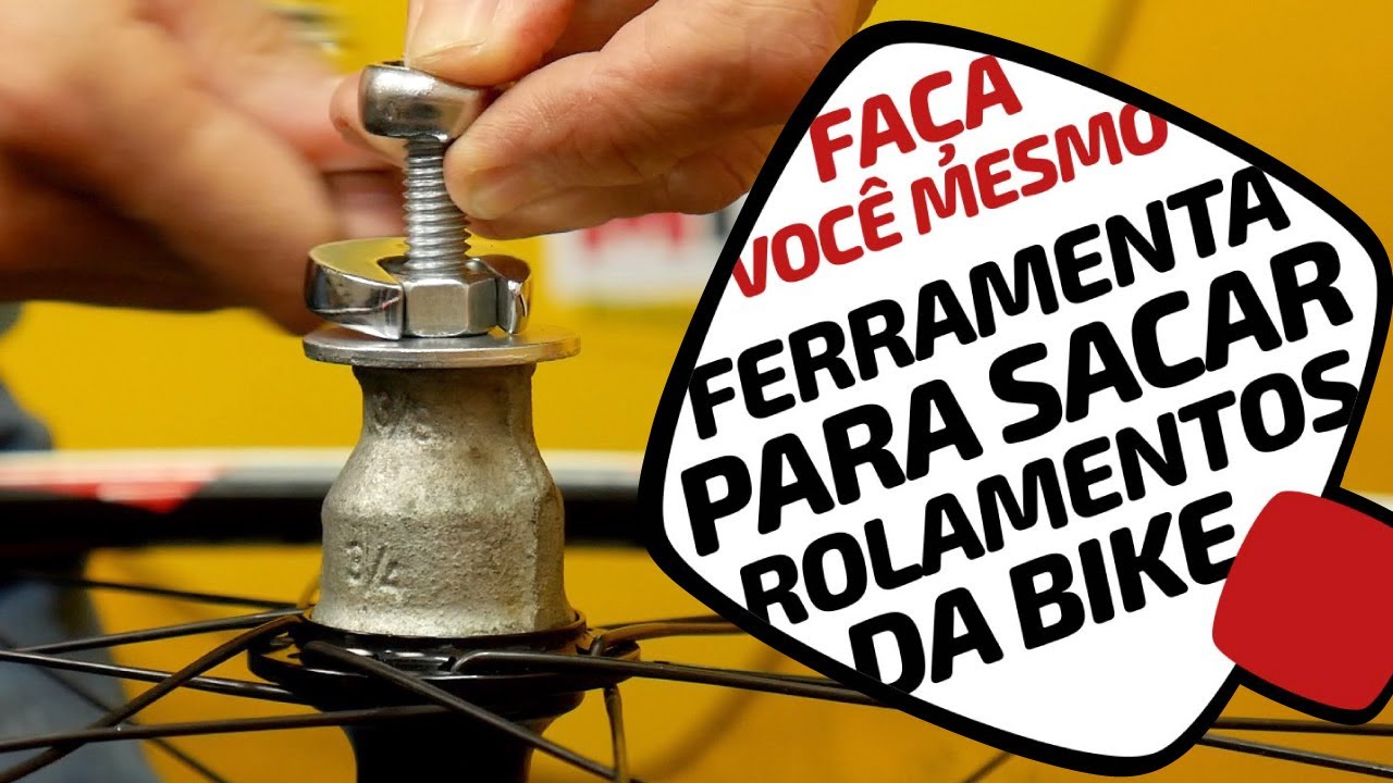 Ferramenta caseira para tirar rolamentos da bike. Faça você mesmo Pedaleria by Starrett