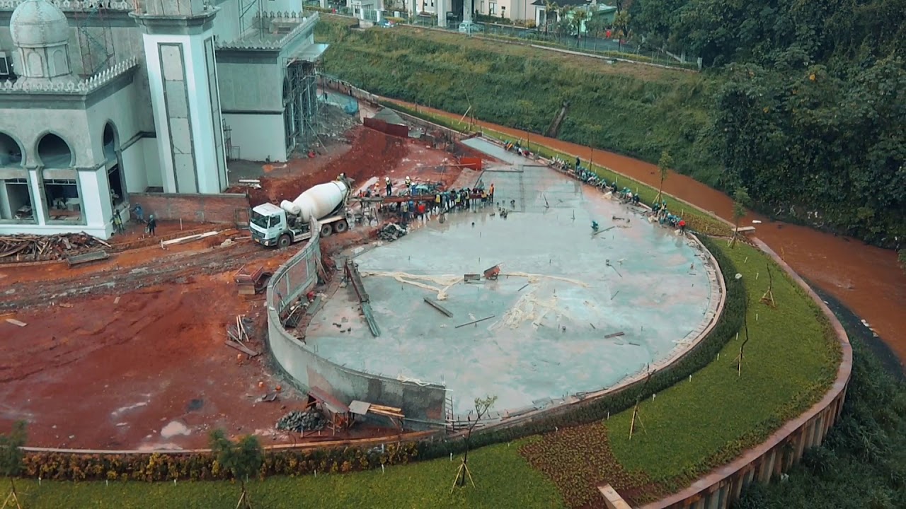 Masjid At Thohir  Tapos - Depok progress Finishing 75%