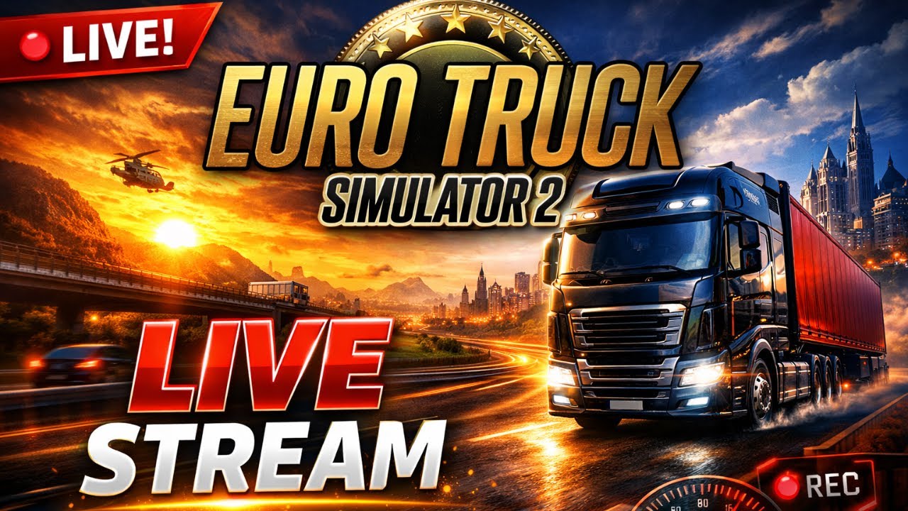 Euro Truck Simulator 2 - Kalamata to Vlore | 4K60FPS | Live Stream
