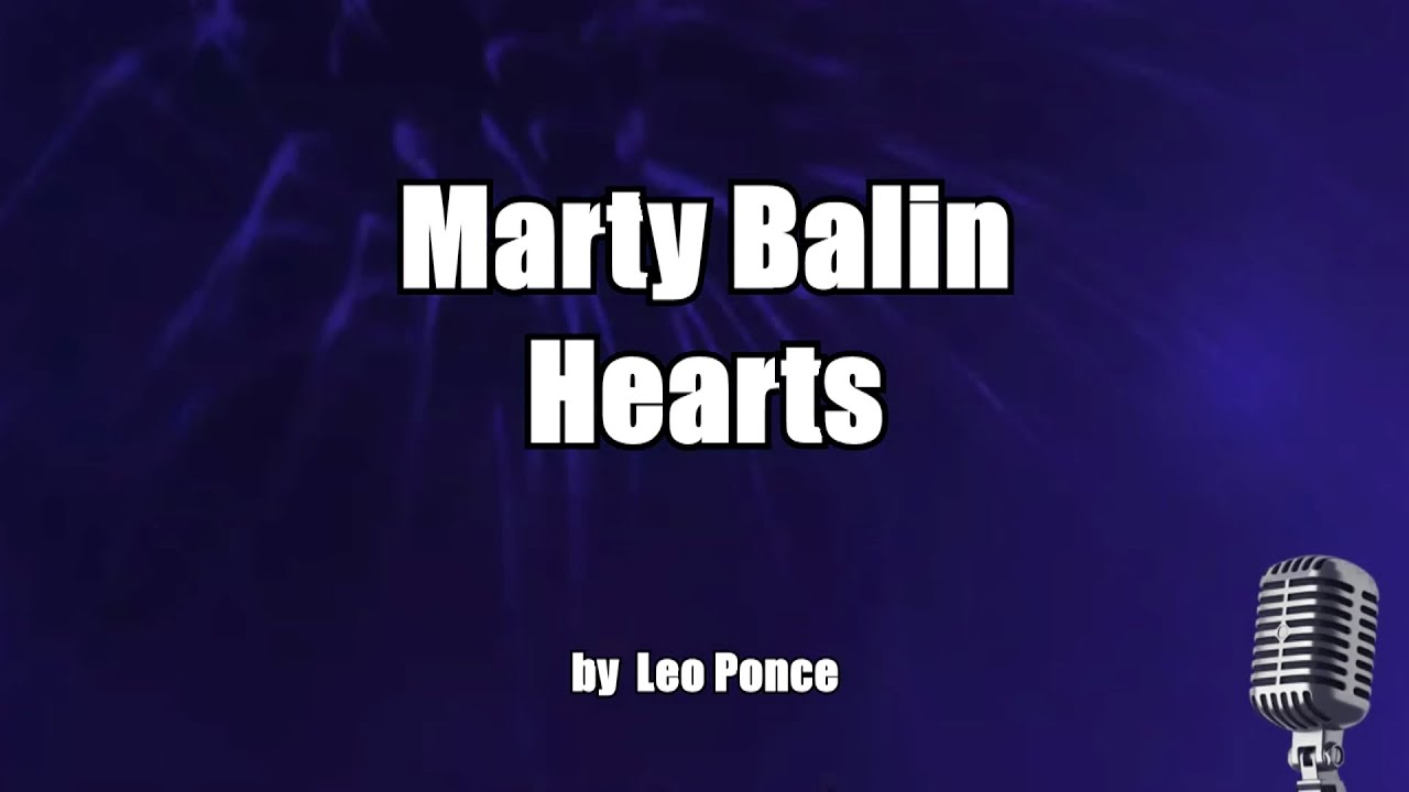 KARAOKE Marty Balin - Hearts (Pista Instrumental Original) HD 1080p