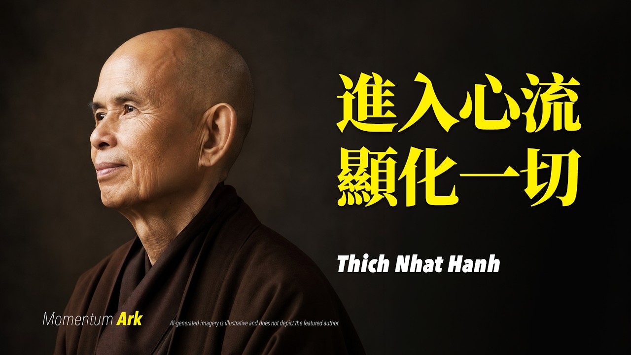 動量方舟 | 進入心流，你渴望的一切都會顯化！努力不會帶你自由，心流才會。心流狀態揭密：時間消失時，奇蹟開始發生。進入心流。顯化一切的祕密公式 | 一行禪師 Thich Nhat Hanh