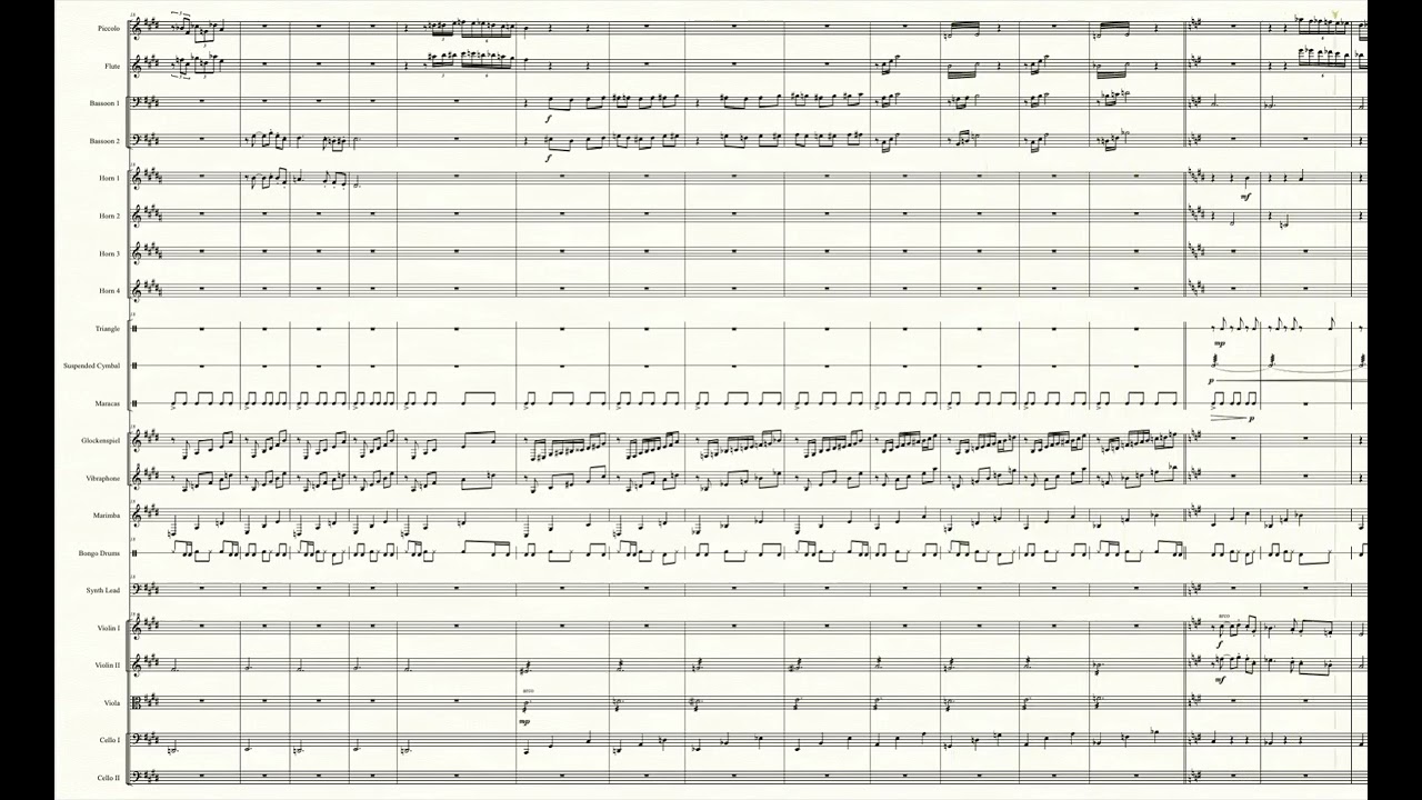Forest Dungeon 1 (Pokémon Mystery Dungeon: Blazing/Stormy/Light Adventure Squad) - Transcribed Score