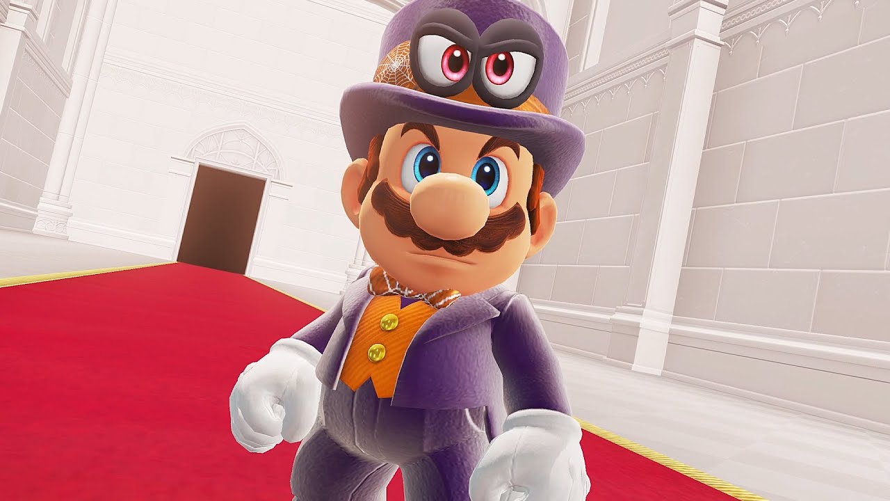 What if you play Halloween Mario in Super Mario Odyssey? (HD)