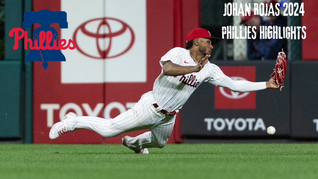 JOHAN ROJAS 2024 PHILLIES HIGHLIGHTS #MLB, #PHILLIES, #JOHANROJAS