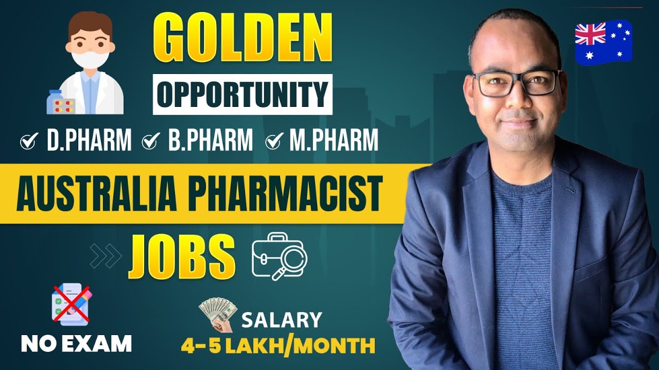 Golden Opportunity: Australia Pharmacist Jobs | Australia Pharmacy Technician Jobs | Academically