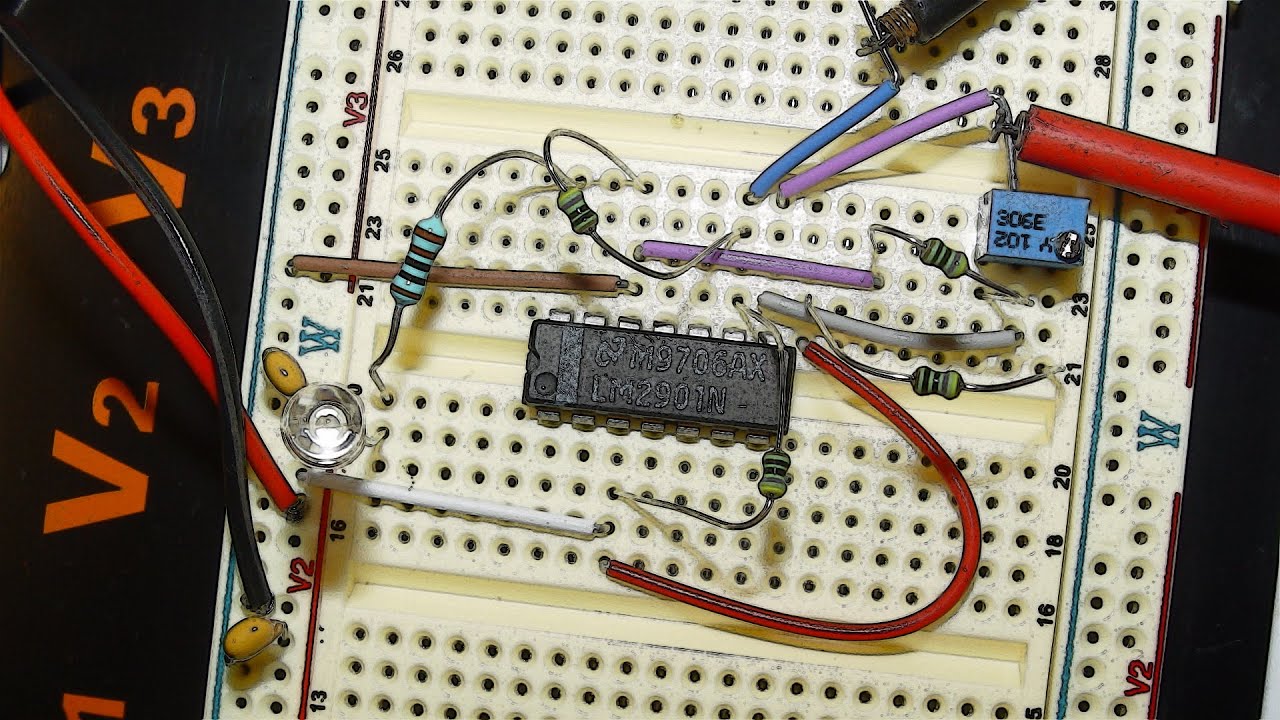 LM2901 Voltage Comparator _ Testing the Input Offset Voltage