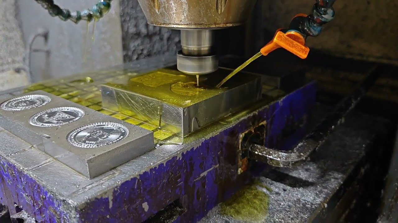 Custom medals engraving mold process #custommedals